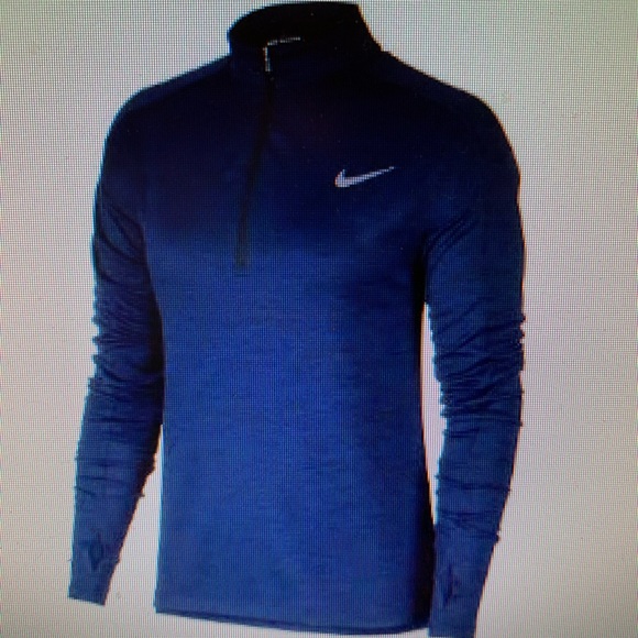 Nike Tops - MISSES NIKE QUARTER ZIP RUNNING TOP BLUE XS NWT!